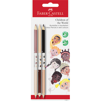 Artikelbild für FABER-CASTELL Children of the World Buntstifte farbsortiert, 1 St., Artikelnummer 749121