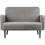 Artikelbild 1 für meet powered by PAPERFLOW 2-Sitzer Sofa LISBOA grau schwarz Stoff 124,0 x 81,5 x 83,0 cm, 1 St., Artikelnummer 851164