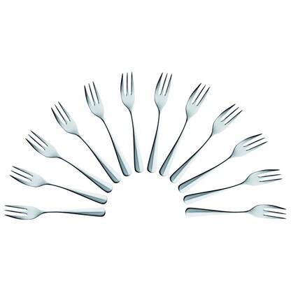 Artikelbild für solex® Kuchengabeln Baguette silber, 12 St., Artikelnummer 984334