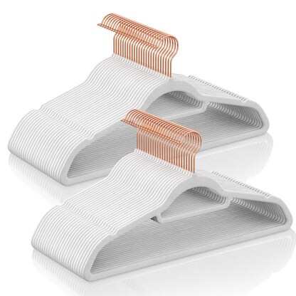 Artikelbild für SONGMICS Kleiderbügel weiß, 50 St., Artikelnummer 290672