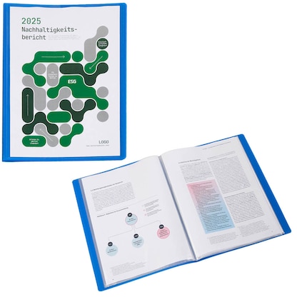 Artikelbild für PAGNA Office Sichtbuch DIN A4, 20 Hüllen blau, 1 St., Artikelnummer 609349