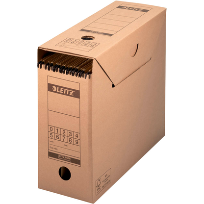 Artikelbild 3 für LEITZ Archivboxen braun 12,0 x 32,5 x 27,5 cm, 10 St., Artikelnummer 666081