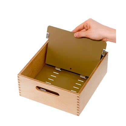 Artikelbild 4 für HAN Karteikasten DIN A5 für 900 Karteikarten braun ohne Deckel, Artikelnummer 184085