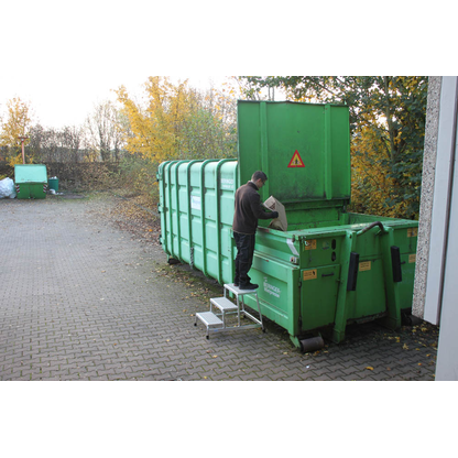 Artikelbild 4 für KRAUSE Montagetritt STABILO silber 3 Stufen, H: 88,0 cm, Artikelnummer 567851