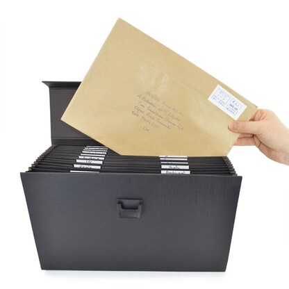 Artikelbild 2 für RAPESCO® Fächermappe 19 Fächer schwarz, 1 St., Artikelnummer 154684