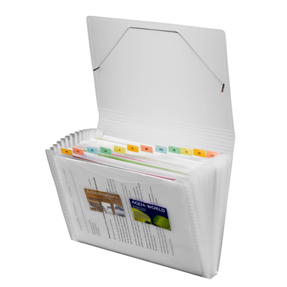Artikelbild 4 für FolderSys Fächermappe 12 Fächer transparent, 1 St., Artikelnummer 824847