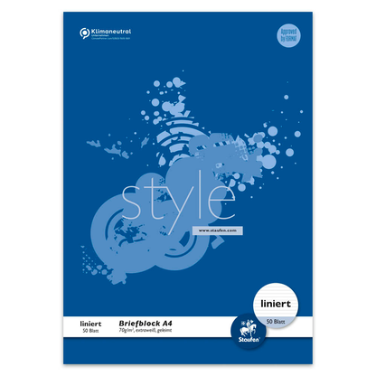 Artikelbild 2 für Staufen® Briefblock DIN A4 liniert, 1 Block, Artikelnummer 305411