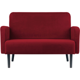 Artikelbild 1 für meet powered by PAPERFLOW 2-Sitzer Sofa LISBOA rot schwarz Stoff 124,0 x 81,5 x 83,0 cm, 1 St., Artikelnummer 851182