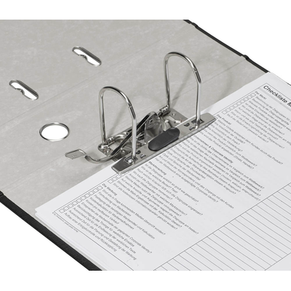 Artikelbild 2 für bene No.1 Power Ordner schwarz Kunststoff 8,0 cm DIN A4, 1 St., Artikelnummer 426239