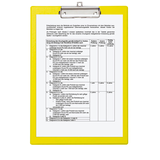 Artikelbild 1 für MAUL Klemmbrett 2335213 DIN A4 gelb Karton, 1 St., Artikelnummer 246557