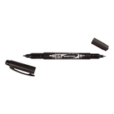 Artikelbild 1 für Tombow MONO twin Permanentmarker schwarz 0,4 - 0,8 mm, 1 St., Artikelnummer 300253