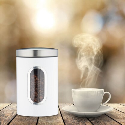 Artikelbild 6 für relaxdays Vorratsdose 17,0 cm hoch weiß 1,4 l, 1 St., Artikelnummer 472882