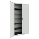 Artikelbild 1 für mauser Stahlschrank 790392A0 lichtgrau 5 Fachböden 120,0 x 50,0 x 220,0 cm, aufgebaut, 1 St., Artikelnummer 600587