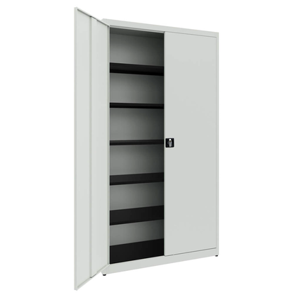 Artikelbild für mauser Stahlschrank 790392A0 lichtgrau 5 Fachböden 120,0 x 50,0 x 220,0 cm, aufgebaut, 1 St., Artikelnummer 600587