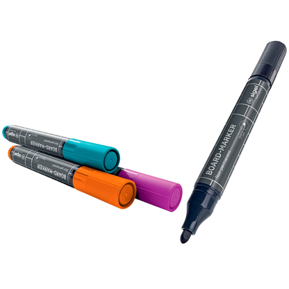 Artikelbild 3 für SIGEL Whiteboard- und Flipchart-Marker farbsortiert 2,0 - 3,0 mm, 4 St., Artikelnummer 636492