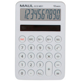 Artikelbild 1 für MAUL ECO MD 1 Taschenrechner weiß, Artikelnummer 302689