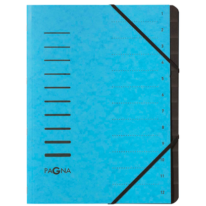 Artikelbild für PAGNA Ordnungsmappe 12 Fächer blau, 1 St., Artikelnummer 366649