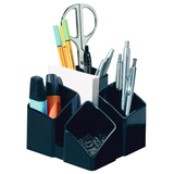 Artikelbild 1 für HAN Stiftehalter SCALA schwarz Polystyrol 4 Fächer 12,5 x 12,5 x 10,0 cm, Artikelnummer 529339