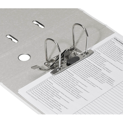 Artikelbild 2 für bene No.1 Power Ordner weiß Kunststoff 8,0 cm DIN A4, 1 St., Artikelnummer 426247
