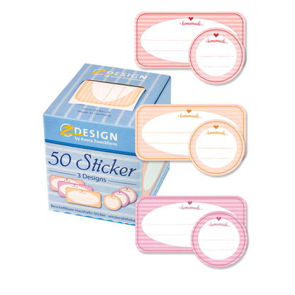 Artikelbild für AVERY Zweckform Aufkleber 56820 Homemade 75,0 x 38,0 mm, 50 Etiketten, Artikelnummer 102253