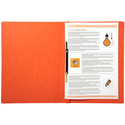 Artikelbild 3 für Exacompta Schnellhefter Karton orange DIN A4, 25 St., Artikelnummer 286577