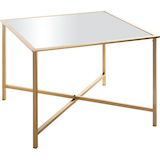 Artikelbild 1 für HAKU Möbel Beistelltisch rechteckig Spiegel gold 60,0 x 60,0 x 45,0 cm, 1 St., Artikelnummer 772394