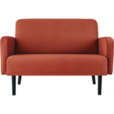 Artikelbild 1 für meet powered by PAPERFLOW 2-Sitzer Sofa LISBOA rost schwarz Stoff 124,0 x 81,5 x 83,0 cm, 1 St., Artikelnummer 851218