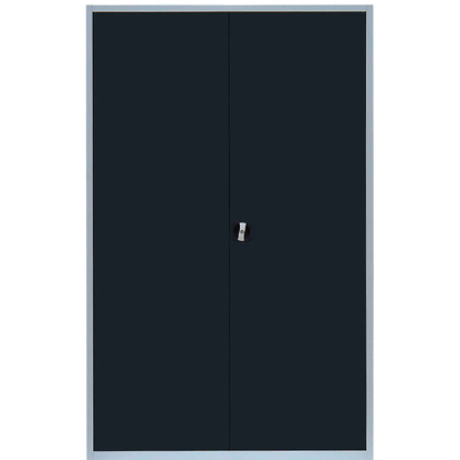 Artikelbild 2 für LÜLLMANN Stahlschrank 530388 anthrazit, lichtgrau 4 Fachböden 120,0 x 60,0 x 195,0 cm, aufgebaut, 1 St., Artikelnummer 183016