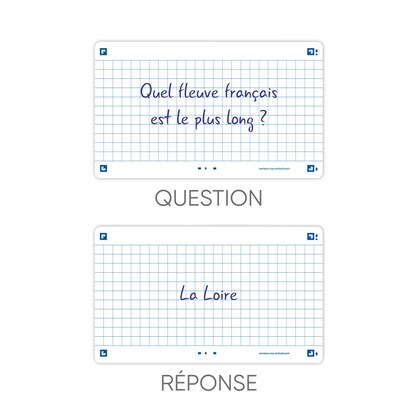 Artikelbild 6 für OXFORD Karteikarten FLASH 2.0 DIN A7 weiß kariert, 80 St., Artikelnummer 371509