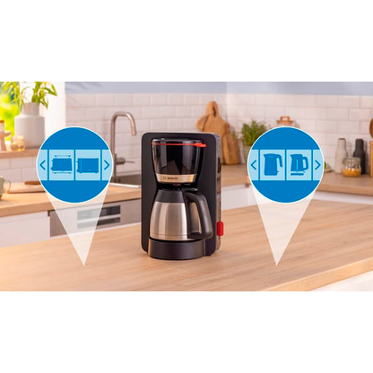 Artikelbild 8 für BOSCH MyMoment TKA6M273 Kaffeemaschine schwarz, 8-12 Tassen, Artikelnummer 437937