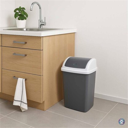 Artikelbild 4 für MAUL swing Mülleimer 24,0 l dunkelgrau, 1 St., Artikelnummer 778948