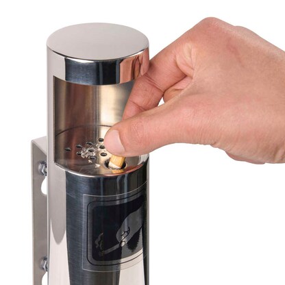 Artikelbild 4 für SPRINTIS DARWIN Wandaschenbecher silber, 1 St., Artikelnummer 794857