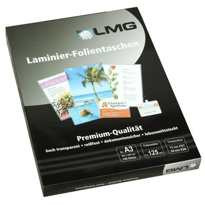Artikelbild 2 für LMG Laminierfolien glänzend für A3 125 micron, 100 St., Artikelnummer 797381
