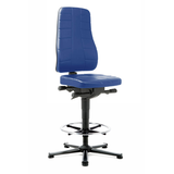 Artikelbild 1 für bimos Arbeitsdrehstuhl All-In-One blau Kunstleder, Artikelnummer 483432