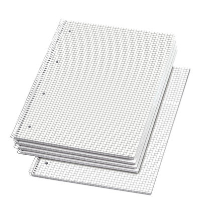 Artikelbild 5 für büroplus Collegeblöcke kariert DIN A4 Innenrand, 5 Blöcke, Artikelnummer 429928