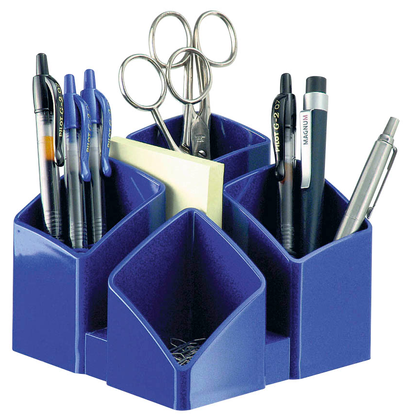 Artikelbild für HAN Stiftehalter SCALA blau Polystyrol 4 Fächer 12,5 x 12,5 x 10,0 cm, Artikelnummer 529362