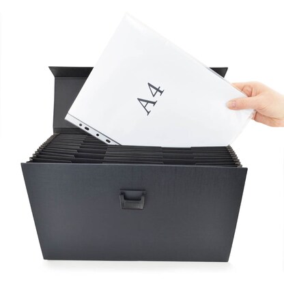 Artikelbild 3 für RAPESCO® Fächermappe 19 Fächer schwarz, 1 St., Artikelnummer 154684