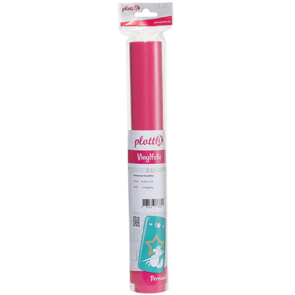 Artikelbild 3 für plottiX Vinylfolie permanent rot 31,5 cm x 1,0 m, 1 Rolle, Artikelnummer 266714