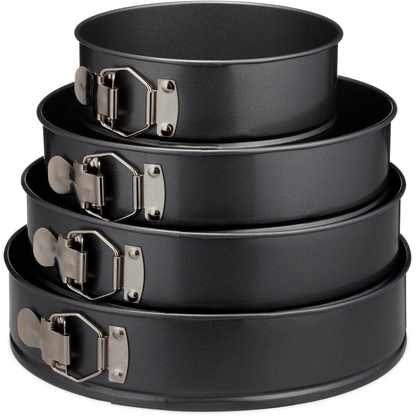 Artikelbild für relaxdays Springformen-Set Ø 18,0/24,0/26,0/28,0 cm, 1 Set, Artikelnummer 352068