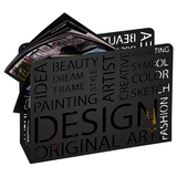 Artikelbild 1 für HAKU Möbel Zeitungsständer 44595 schwarz Metall, DIN A4, Artikelnummer 552921