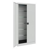 Artikelbild 1 für mauser Stahlschrank BF 5 PLE - 7035/7035 lichtgrau keine Fachböden 95,0 x 50,0 x 195,0 cm, aufgebaut, 1 St., Artikelnummer 600603