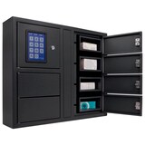 Artikelbild 1 für ROTTNER Key Depot 6 Schlüsseltresor anthrazit, Elektronik- und Standardschloss, 57,0 x 11,8 x 46,0 cm, 1 St., Artikelnummer 653229