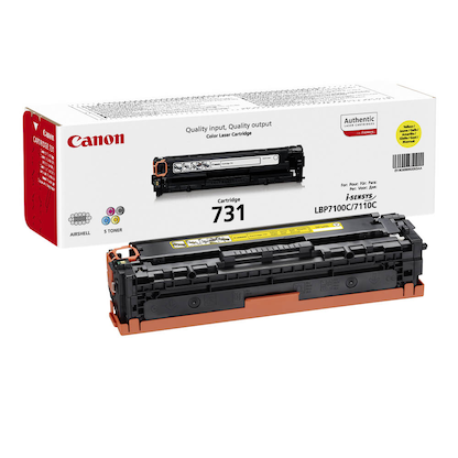 Artikelbild für Canon 731 Y gelb Toner, Artikelnummer 258574