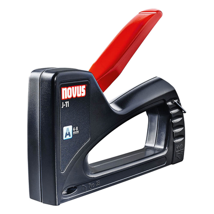 Artikelbild für novus Handtacker J-11 schwarz-rot, 1 St., Artikelnummer 359625