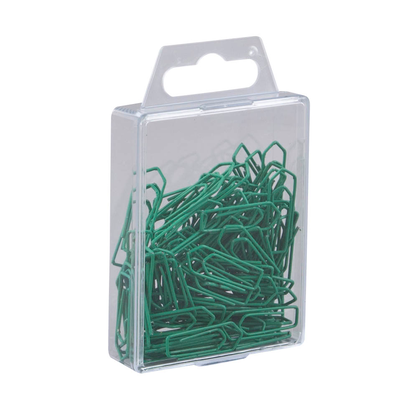 Artikelbild 2 für Gowi Büroklammern grün lackiert, 100 St., Artikelnummer 790824