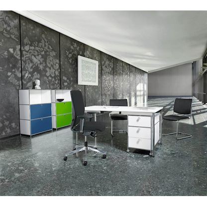 Artikelbild 6 für viasit Aktenregal System4 weiß 40,4 x 40,4 x 155,7 cm, 1 St., Artikelnummer 214395