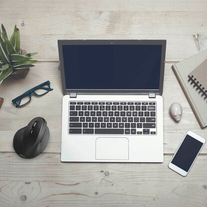 Artikelbild 4 für hama EMW-500L Maus ergonomisch kabellos schwarz, Artikelnummer 101331