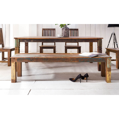 Artikelbild 3 für WOHNLING Esstisch braun rechteckig, 4-Fuß-Gestell braun, 120,0 x 70,0 x 76,0 cm, Artikelnummer 905842