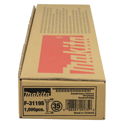 Artikelbild 3 für makita Schnellbauschrauben F-31195 3,5 mm x 35 mm, 1.000 St., Artikelnummer 496689