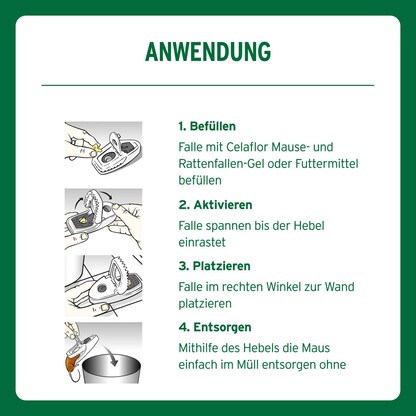 Artikelbild 8 für SUBSTRAL® Celaflor® Mausefallen Ultra Power schwarz, 2 St., Artikelnummer 664852